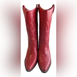 Soda Reno Women Western Cowboy Pointed Boots, size 7.5